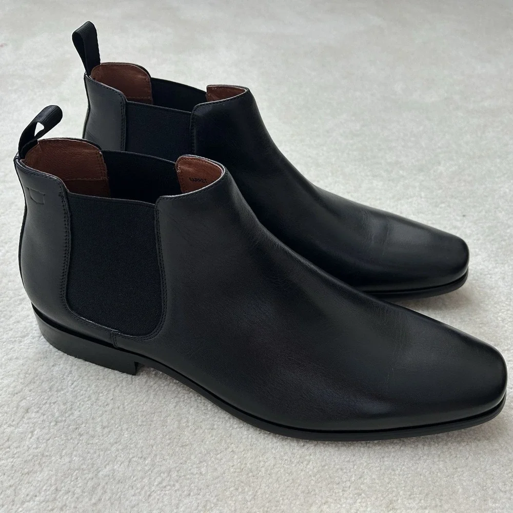 Florsheim Barrett Plain Toe Dress Chelsea Boots Men's 10 EE Slip On Leather